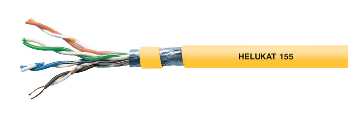 HELUKAT® 155 F/UTP 4x2xAWG 24/1 PVC
