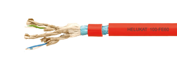 HELUKAT® 100-FE60 F/UTP 4x2xAWG 26/1