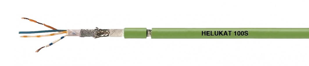 HELUKAT® 100S Cat 5e Schleppkette Eco SF/UTP PUR drag chain 4x2x0,15 (AWG 26/19)